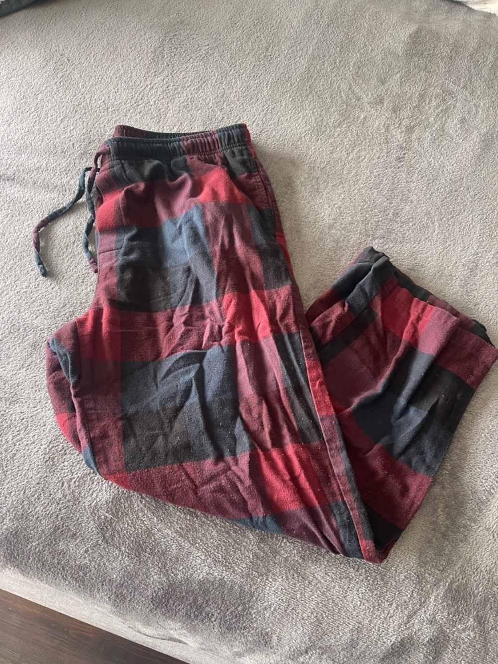 Sonoma Red and Black Plaid Flannel Pajama Pants